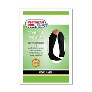 Preffered Plus Socks For Men Size 20-30 # 1631, Black- 1 Pair, Small