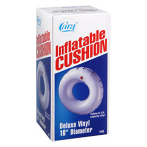 Cara Inflatable Vinyl Cushion 16 Inch Diameter Model 46 for Seating Support and Pressure Relief 1Ea