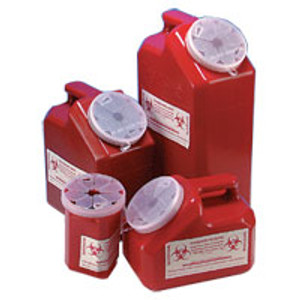 Kendall Portable Phlebotomy Sharps Container With Lid, Model: 8950Sa - 5 Qt Kendall Portable Phlebotomy Sharps Container With Lid, Model: 8950Sa - 5 Qt