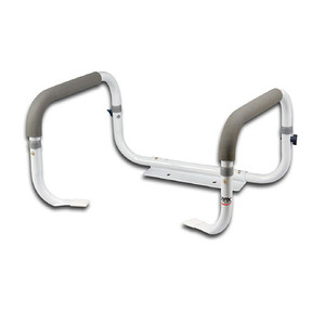 Carex Toilet Support Rail for Safe Sitting and Standing 1Ea