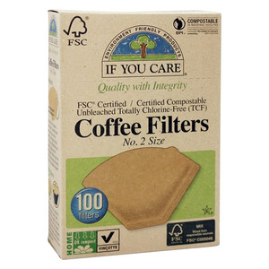 If You Care Unbleached No 2 Size Coffee Filters, 100 Ea If You Care Unbleached No 2 Size Coffee Filters, 100 Ea