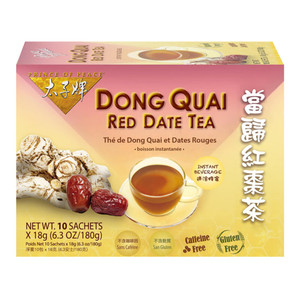 Prince of Peace Dong Quai and Red Date Tea Sachets Caffeine Free 0.63Oz (18g) 10Ea