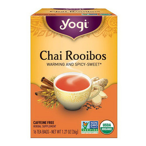 Yogi Chai Rooibos Herbal Supplement Tea Bags - 16 Ea