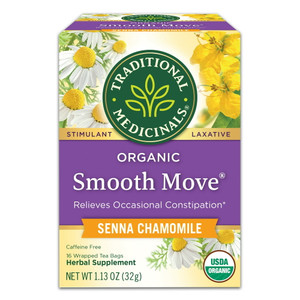 Traditional Medicinals Chamomile Smooth Move Senna Herbal Tea Bags - 16 Ea