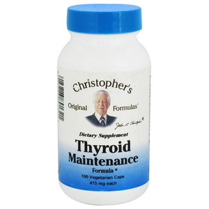 Dr. Christophers Herbal Thyroid Maintenance Capsules 475 Mg, 100 Ea