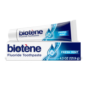 Biotene Fluoride Toothpaste, Fresh Mint, 4.3 Oz