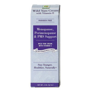 At Last Naturals Wild Yam Cream with Vitamin E Menopause for Stay Younger and Healthier 2Oz (57g)