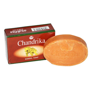 Chandrika Sandal Soap Extracts from Sandalwood Cleanse and Refresh Body Keeps Soft and Smooth Gentle Perfumed 75grams 1Ea