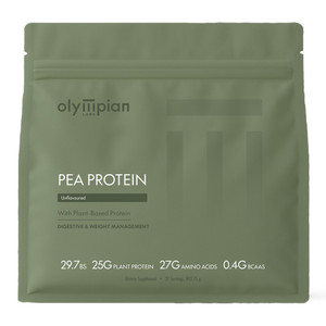 Olympian Labs Pea Protein Plant Based Protein Unflavored Support Digestive Health 29.7Oz (843g)