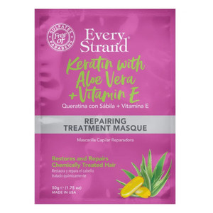 Every Strand Keratin with Aloe Vera and Vitamin E Hair Masque for Chemically Treated Hair 1.75Oz (50g)