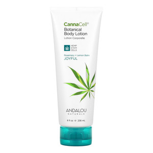 Andalou Naturals CannnaCell Botanical Rosemary and Lemon Balm Body Lotion Joyful 8Oz (236ml)