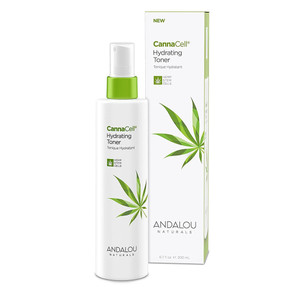 Andalou Naturals Cannacell Hydrating Toner with Hemp Stem Cell 6.7Oz (200ml)
