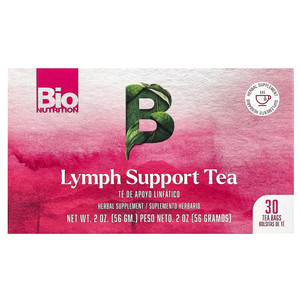Bio Nutrition Lymph Support Herbal Supplement Tea Bags 2Oz (56g) 30Ea
