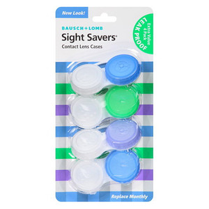 Bausch and Lomb Sight Savers Contact Lens Cases 4 ea Bausch and Lomb Sight Savers Contact Lens Cases 4 ea