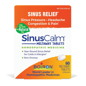 Boiron SinusCalm Meltaway Tablets Homeopathic Medicine for Sinus Relief, 60 Ea Boiron SinusCalm Meltaway Tablets Homeopathic Medicine for Sinus Relief, 60 Ea