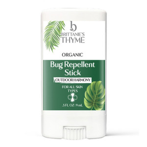 Brittanies Thyme Natural Skin Wellness Organic Everyday Bug Repellent Stick 0.48Oz (13g)