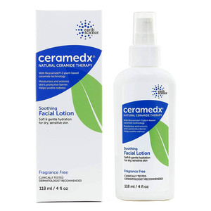 Ceramedx Natural Ceramide Therapy Soothing Facial Lotion, 4 Oz
