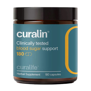 CuraLife CuraLin Blood Sugar Support Dietary Supplement Capsules for Healthy Glucose Metabolism 180Ea