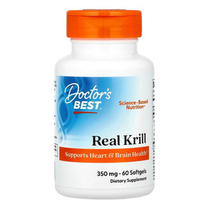 Doctors Best Heart Real Krill 350 mg Softgels 60Ea