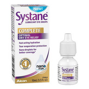 Systane Lubricant Complete Optimal Dry Eye Drops, 10 ml