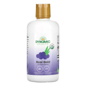 Dynamic Health Acai Gold Pure Organic Juice, 32 Oz