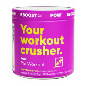 Eboost Your Workout Crusher Pow Pre Workout, 8.4 Oz Eboost Your Workout Crusher Pow Pre Workout, 8.4 Oz