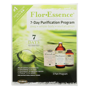 Flora Flor Essence 7 Day Purification Program Kit for Herbal Cleansing Support 1Ea