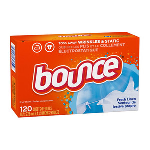 Bounce Fresh Linen Scented Fabric Softener Dryer Sheets, 120 Ea Bounce Fresh Linen Scented Fabric Softener Dryer Sheets, 120 Ea