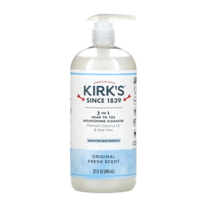 Kirks Castile 3-in-1 Head To Toe Nourishing Cleanser, Original Fresh Scent, 32 Oz Kirks Castile 3-in-1 Head To Toe Nourishing Cleanser, Original Fresh Scent, 32 Oz