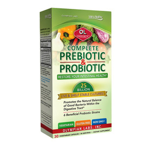 Olympian Labs Complete Prebiotic & Probiotic Capsules, 30 Ea Olympian Labs Complete Prebiotic & Probiotic Capsules, 30 Ea