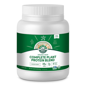 Manitoba Harvest Organic Hemp Complete Plant based Protein Blend Unsweetened 16Oz (454g)