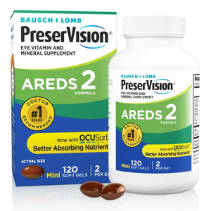 PreserVision Areds 2 Vitamin and Mineral Supplement Soft Gels 120 ea PreserVision Areds 2 Vitamin and Mineral Supplement Soft Gels 120 ea