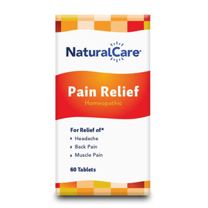 NaturalCare Pain Relief Tablets for Headache Back Pain and Muscle Pain 60Ea