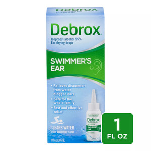 Debrox Swimmers Ear Drying Drops Fast and Effective Relief 1Oz (30ml)