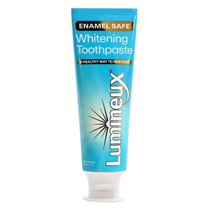 Lumineux Teeth Whitening Toothpaste Enamel Safe for Sensitive Whiter Teeth Peroxide and Fluoride Free 3.75Oz (106.3g)