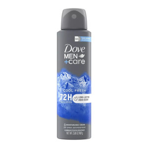 Dove Men Plus Care Cool Fresh Antiperspirant Helps Controls Odor Refreshing Long Lasting Scent 3.8Oz (107g)