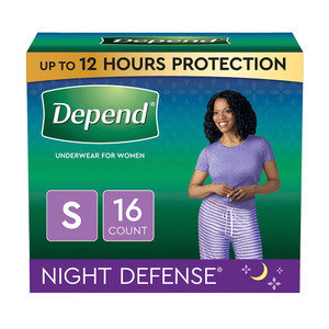 Depend Underwear For Women, Overnight Absorbency X-Large, 12 Ea