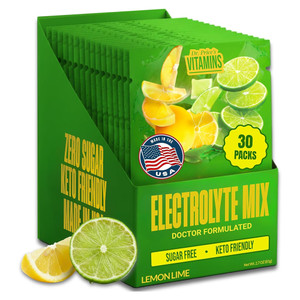Dr Prices Lemon Lime Super Hydration Formula Electrolyte Mix Great Tasting and Convenient way of Hydrating Properly 30Ea
