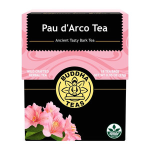 Buddha Teas Pau D Arco Organic Herbal Tea Bags Supports Immune Health??í18Ea