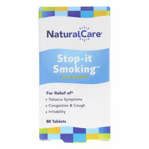 NaturalCare Stop It Smoking Tablets for Smoke Detox and Craving Relief 60Ea