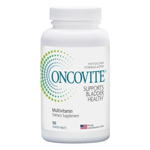 Oncovite Multivitamin Dietary Supplement Coated Tablets Support Bladder Health 100Ea