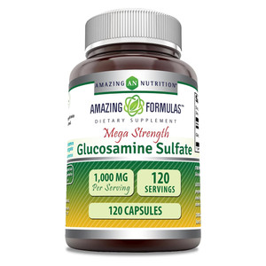 Amazing Formulas Glucosamine Sulfate 1000 Mg Capsules Joint Support Formula 120Ea