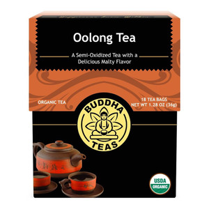 Buddha Teas Organic Oolong Tea Bags Supports Metabolism 18Ea