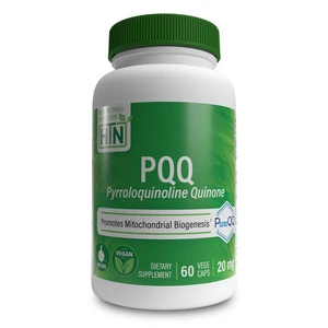 Health Thru Nutrition PQQ 20 mg Vegecapsules for Cognitive Support and Cellular Energy 60Ea