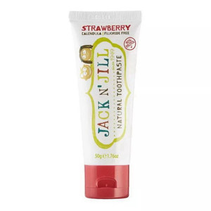 Jack N Jill Natural Toothpaste Organic Strawberry, 1.76 Oz, 6 Ea