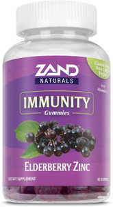 Zand Naturals Immunity Elderberry Zinc Gummies, 80 Ea