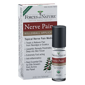 Forces of Nature Nerve Pain Management Rollerball Liquid, 0.14 oz