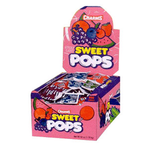 Charms Assorted Fruit Flavored Squares # 985 - 20 Ea 