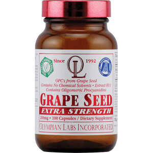Olympian Labs Grape Seed Extra Strength 200Mg - 100 Capsules