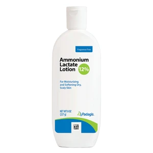 Padagis Ammonium Lactate Lotion 12 Percent Moisturizing and Softening Dry Scaly Skin 8Oz (227g)